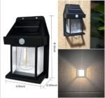 Solar panel light outdoor, Waterproof exterior security light, Chargeable solar light, Motion sensor outdoor light, High brightness LED outdoor light, 360° adjustable solar light