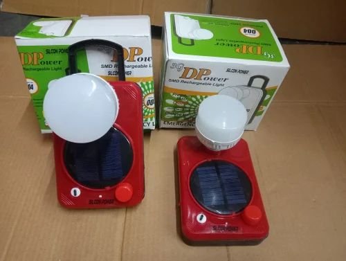 Solar Panel Emergency Bulb, Auto Cut Charging LED Bulb, Bright SL Emergency Light, LED Emergency Bulb with Solar Panel, Battery Backup Emergency Light, Wall Mountable LED Bulb, Red Emergency Light, Self-Recharging LED Bulb