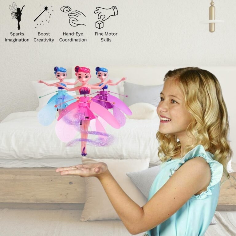 Flying Fairy Doll, TRU TOYS Flying Doll, Flying Fairy Dolls for Girls, Girls Gift Flying Toys, Flying Toys for Kids, Princess Flying Doll