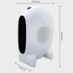 Mini Electric Fan Heater, space heater, portable heater, mini desk heater, USB heater, personal electric heater, bedroom heater, office heater